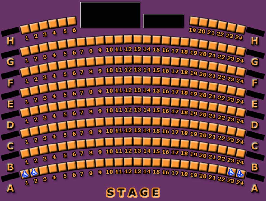 The Legacy Theatre Seating Chart