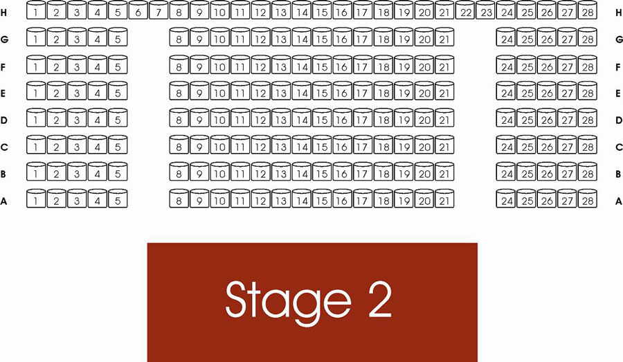 14th Street Playhouse Stage 2 Seating Chart