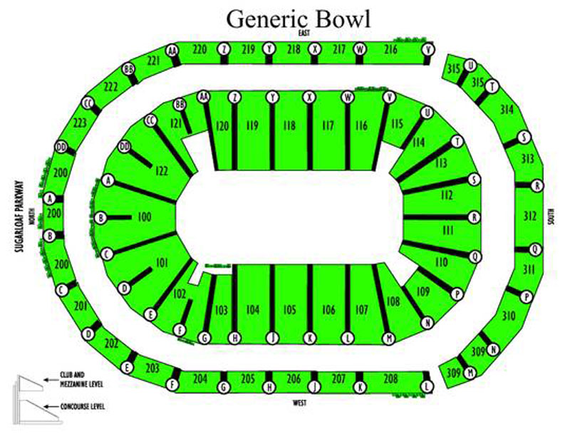 Gwinnett Arena Seating Chart