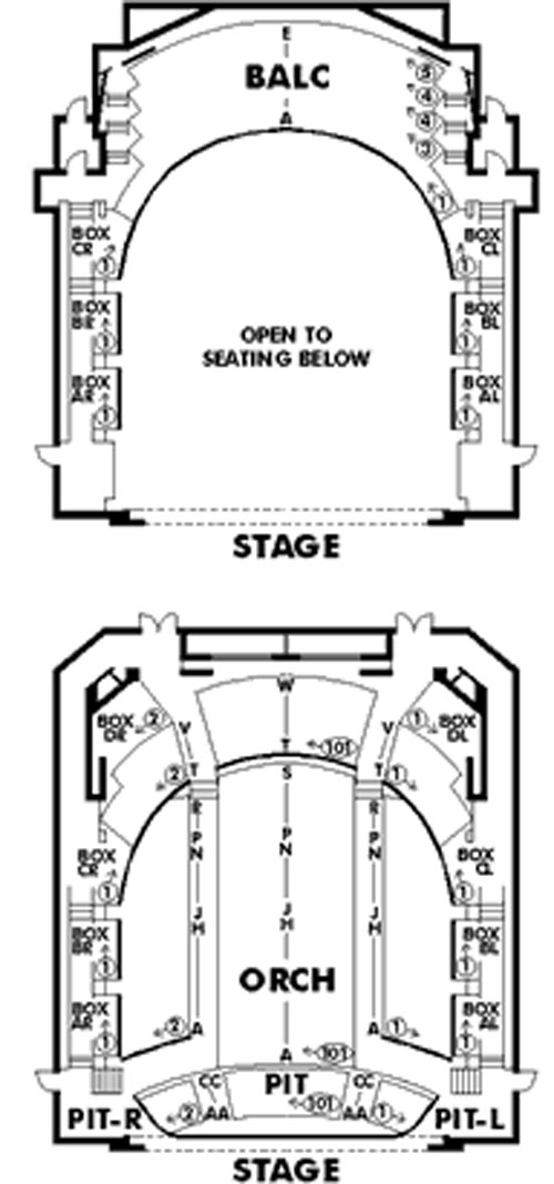 Gwinnett Performiong Arts Center Seating Chart