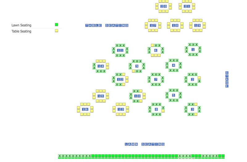 Chattahoochee Nature Center Seating Chart